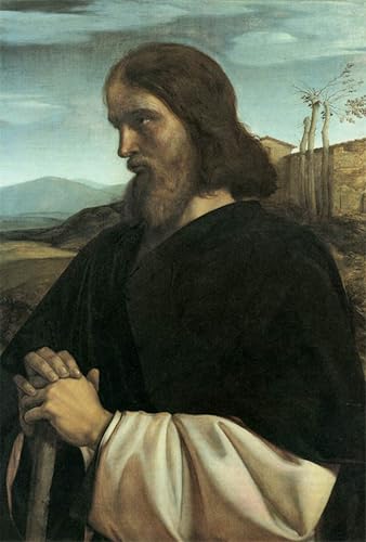 Imagen de lienzo de San José por William Dyce mural decorativo de 60x90cm