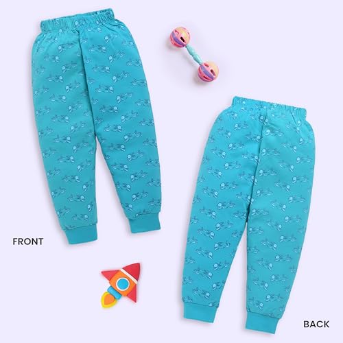Image of LuvLap Baby Boys & Girls 100% Cotton Pyjama Sets, Pack Of 4