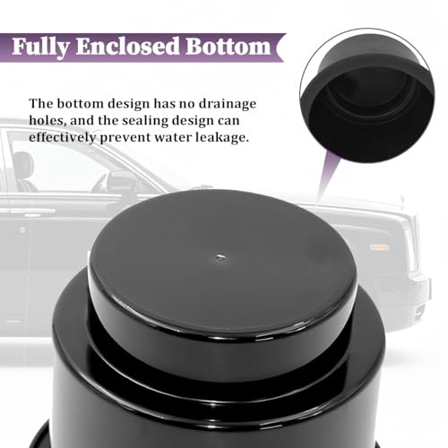 Insertos Portavasos para Coche 2PCS Negro Anti-Derrame miniatura 6