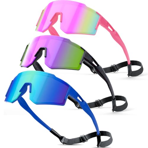 Image of Kids Sunglasses,Youth Baseball Glasses for Boys Girls Age 6-14,Sports UV Protection Goggles