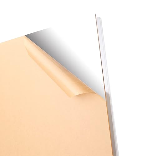 Vista 27 de Heyiarbeit Hoja de plástico de plexiglás fundido transparente de 16.54 x 11.69 pulgadas, 0.12 pulgadas de grosor, para lámparas, construcción