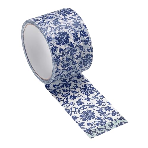 Washi tape autocollant bleu blanc sticker scrapbooking PATIKIL 98 Ft