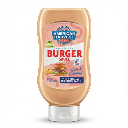 American Harvest Foods Burger Sauce 300ml | Creamy Texture, Bold Flavor | Perfect Sauce for your Burgers