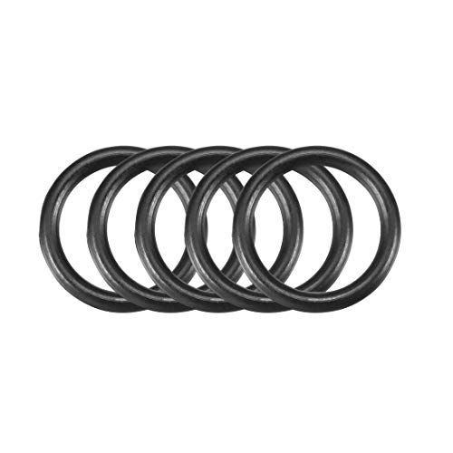 sourcing map 30 Stück O Ringe 16mm x 12mm x 2mm Dichtungsringe Rund Gummi Dichtung O Ring Seals NBR Unterlegscheibe für Wasserhahn Spülventile Waschbecken Duschablauf Hydraulik