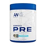 AN Performance Non-Stimulant Pre-Workout Supplement | Zero Caffeine Energy Drink Mix | Beta Alanine + Citrulline | Third-Party Tested | Informed Sport Certified | Blue Razz | 30 Servings
