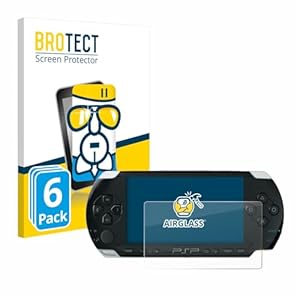 BROTECT Schutzglas für Sony PSP 1000 6 Stück