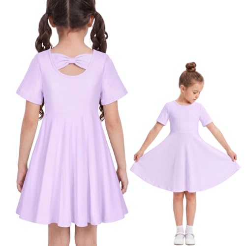 Robe patineuse fille pour l'école et les fêtes de 5 à 12 ans