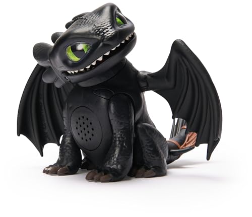 Dragón Toothless interactivo con 25 sonidos reales DreamWorks 7