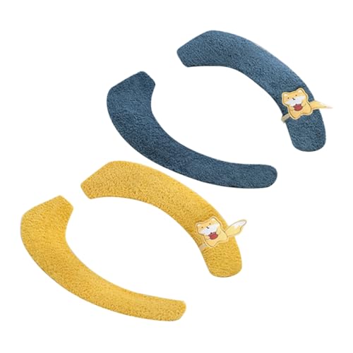 NUOLUX 2組 トイレ便座カバー 洗濯可能 暖かい便座クッション 通年用 柔らかい素材 快適保温 衛生的で使いやすい ランダム ランダムカラー