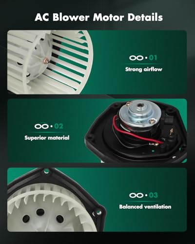 Image of SCITOO HVAC Heater Blower Motor Front 700100 for Cadillac for Escalade 1999-2000,for Chevrolet for C1500 1997-1999 /For C1500 Suburban 1997-1999 /For C2500 1997-2000 /For C2500 Suburban 1997-1999