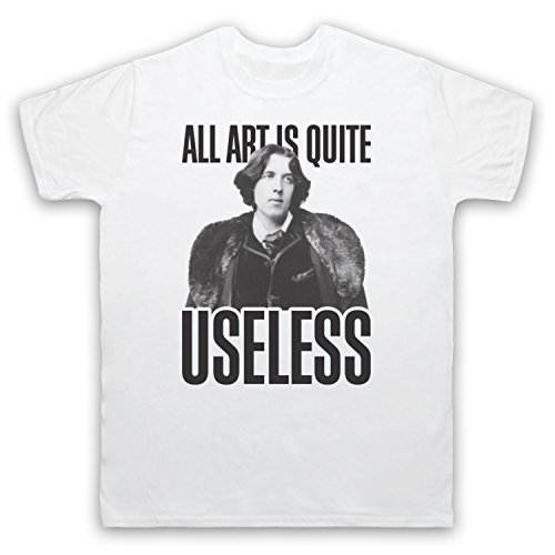 T-shirt Oscar Wilde All Art is Quite Useless haut de gamme pour homme
