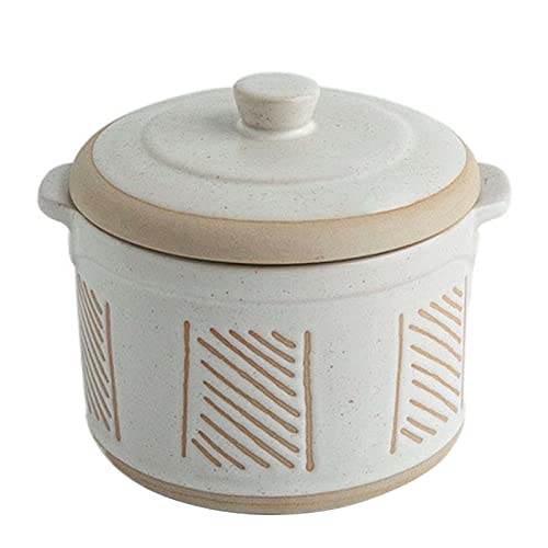BOSUGE Soup Bowl,Stew Bowls,Bouillon Cups, Soup Bowls with Handles, Microwave Soup Mug with Lid, French Onion Soup Bowls-D-13x10x10cm, 400ml (Color : C, Size : 13x10x10cm)