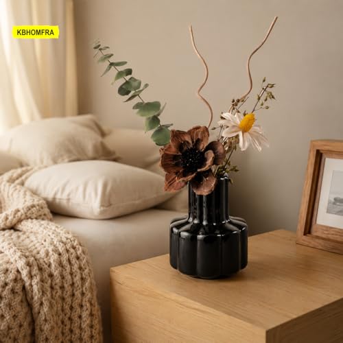 Difusor de Aroma Seda con Flor Secas y Vaso Cerámico 60ml miniatura 2