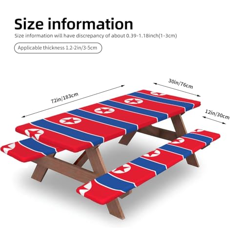 Mantel de mesa con estampado coreano y fundas integrales para renovar tus zonas de picnic 5