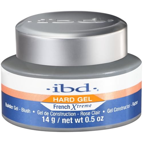 IBD Hard Gel – UV French Xtreme Blush, 1er Pack (1 x 14 g) – MADE IN USA – Premium Aufbaugel für Gelnägel