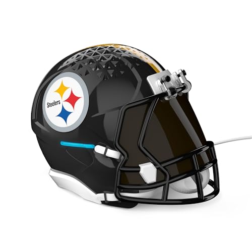 All-New Limited Edition, Officially Licensed NFL Pittsburgh Steelers Helmet Stand for Amazon Echo Dot (4th & 5th Generations). Device Sold Separately.