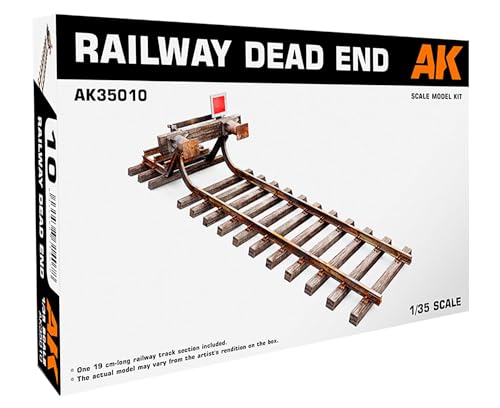 Ak interactive - binari ferroviari vicolo cieco 1/35 - ak interactive 35010