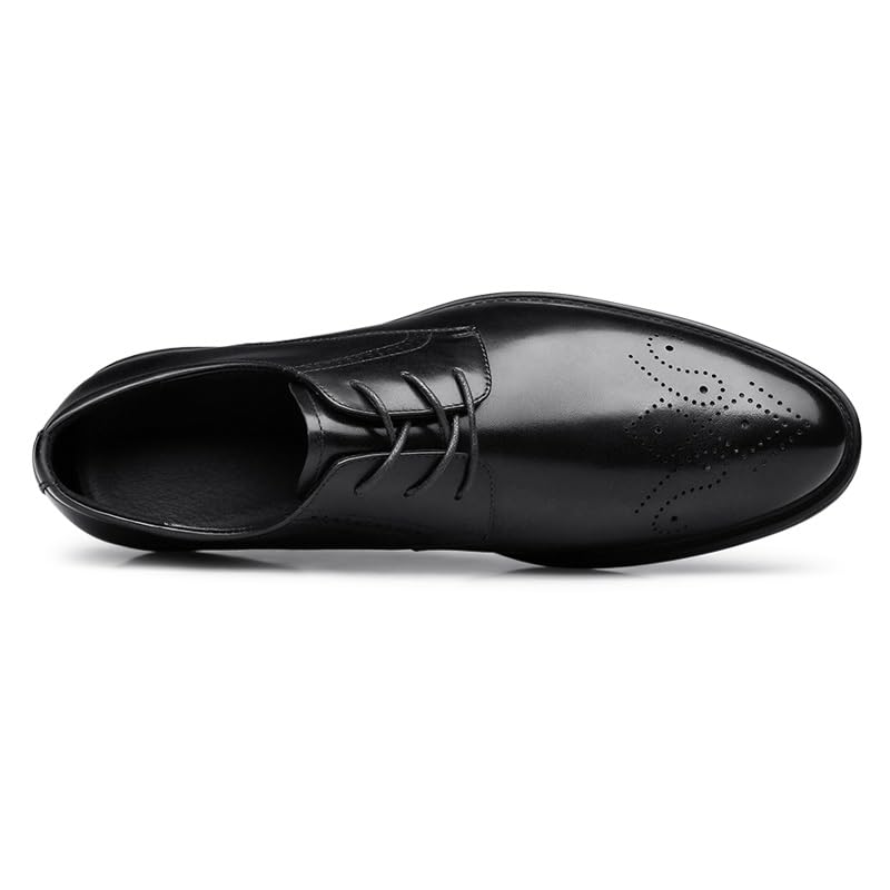 Buty wizytowe męskie sznurowane, szpiczaste, polerowane, brogsy, tłoczone, skórzane, derby, niskie, antypoślizgowe, gumowe, klasyczne