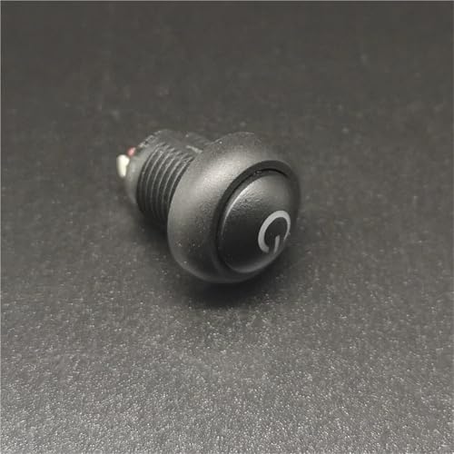 Botón pulsador para coche de 12mm que soluciona fallos en interruptores de 24V momentáneos 2