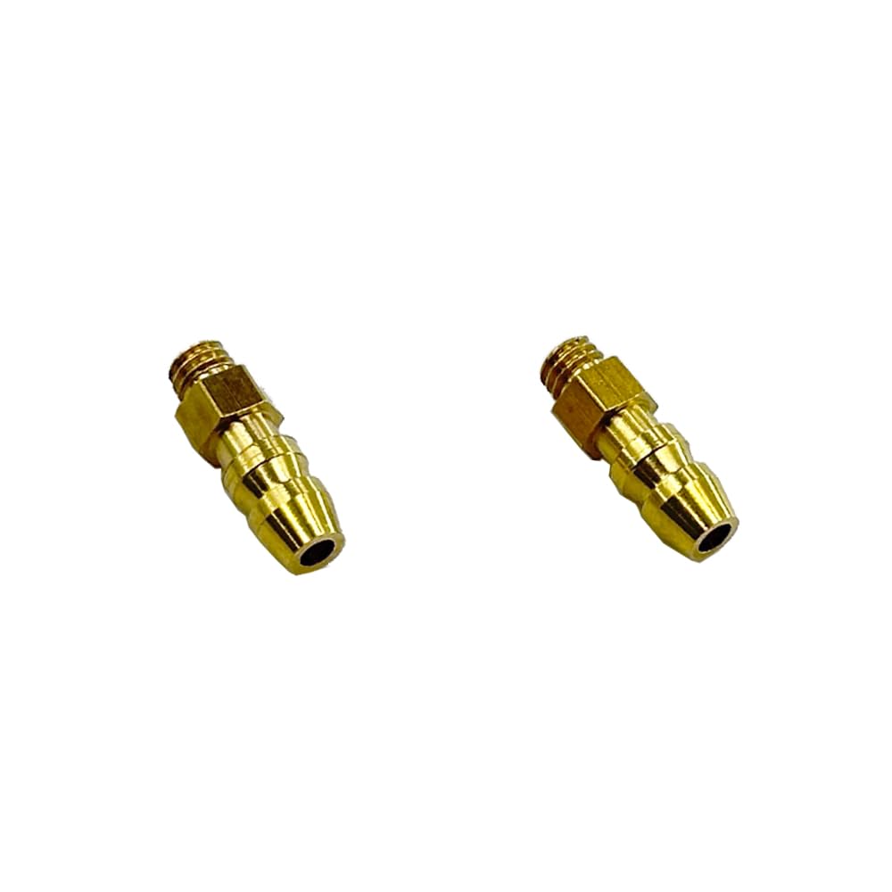 URIMPAVIDO 2PCS RC Boat Water Cooling Faucet Water Nipple Fuel Nozzle for RC Boat Ship DIY Model Toy Parts (M4)