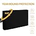 Easy-Going Outdoor TV Cover for 53 to 55 inches LCD, LED, Waterproof, Weatherproof and Dust-Proof TV Screen Protectors with Cleaning Cloth (55 inch,Black)