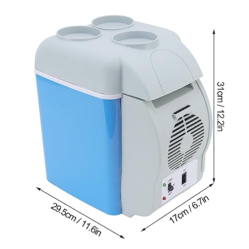 Zerodis Mini geladeira, 12 latas de geladeira compacta com cabo, freezer portátil para cuidados com