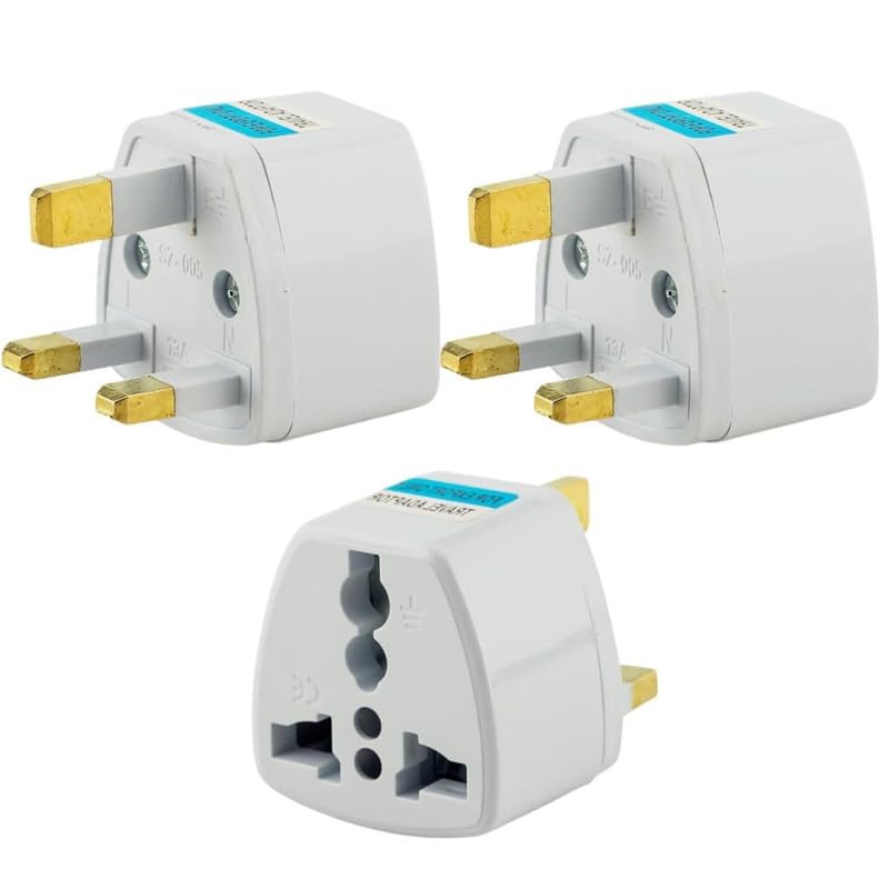 Homenique India to UK Plug Adapter Type G Travel Adapter for India, UAE, Singapore, Hong Kong, Kenya, Iraq, Dubai, Malaysia, Universal Travel Plug Converter (5)-picture-33