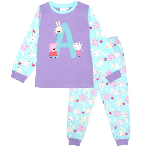 Pyjama Peppa Pig fille vêtement de nuit personnalisé pour l'histoire du soir