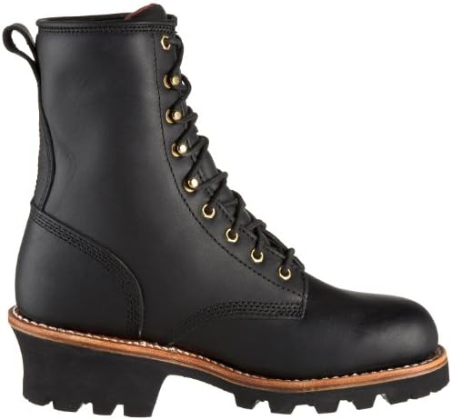 Chippewa Men's 8" Insulated Steel Toe EH Logger Boot,BlackOiled,11 W US | Image 5