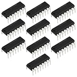 YINETTECH 10Pcs Micropower Phase-Locked Loop IC DIP16 Package Compatible with HEF4046BP for Frequency and Signal Control Systems