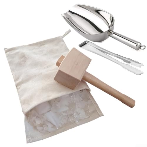 Martello in legno multiuso, per falegname, martello in legno, per lavori fai da te in pelle, creazione di gioielli e perline (4 pezzi)