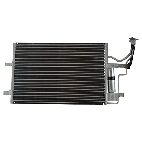 Image of TRQ A /C Condenser and Receiver Drier Assembly Compatible with 2004-09 Mazda 3 2006-10 5