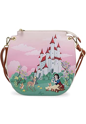 Loungefly Disney Snow White Castle sac haut de gamme aux détails brodés