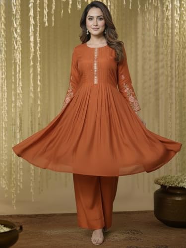 Image of Varanga Women Yellow Blossom Kurta Set