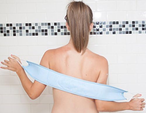 BLOOFAH - Blue Exfoliating Loofah Back Scrubber for Men & Women