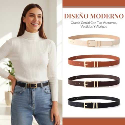 El Mejor Listado de Cinturones para Mujer del mes. 20 Cinturones para Mujer marca Lukovee (2)