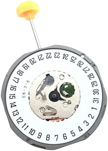 CHICHIYANG 3 Hands Watch Movement with Adjusting Stem Analog @3/6 o'clock Date Watch Movement Watch Accessories for Miyota 1M12 Movement