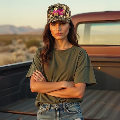 Gorra Trucker Unisex Estilo Occidental Color Camo miniatura 3