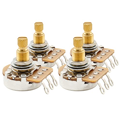 Musiclily Pro HD A500K+B500K Metric Coarse Split Shaft Pots (2A+2B)