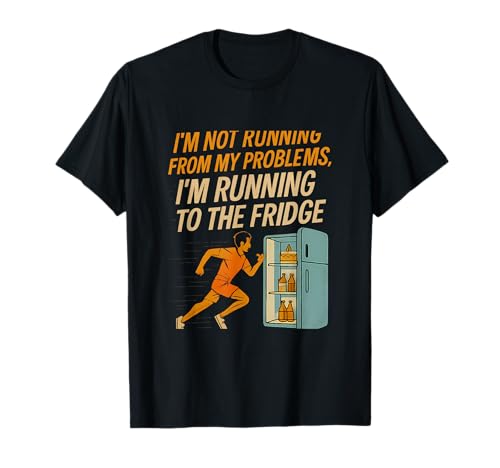 Snacks vs Workout Running to Fridge Cita Divertida Camiseta