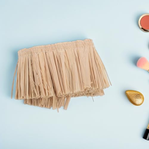 Cinta de rafia natural para accesorios de verano y decoración de fiestas 8