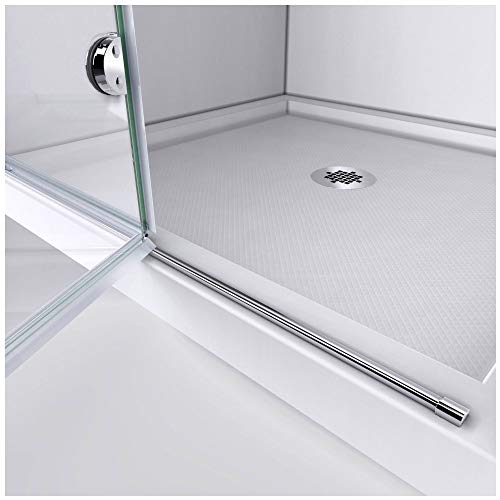 Dreamline Aqua Fold 36 In. W X 58 In. H Frameless Bi-Fold Tub Door In Chrome, Shdr-3636580-01 #TOP3