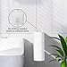 Silver Toilet Paper Holder with 3 Rolls Reserve, Stainless Steel Toilet Paper Holder Wall Mount, Over The Tank Bathroom Organization, Brushed Nickel and Chrome Tissue Holder for RV, Restrooms, 1Pcs