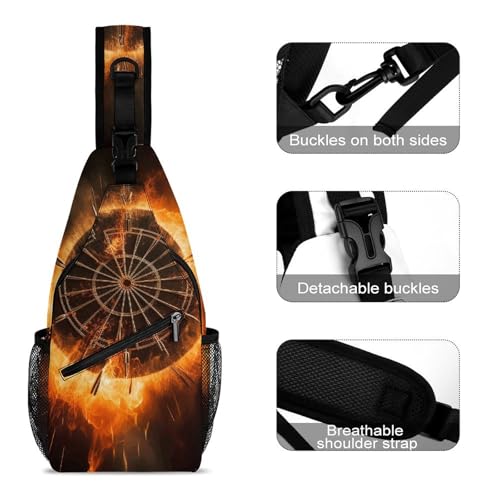Bolso tipo bandolera unisex para senderismo y viajes miniatura 3