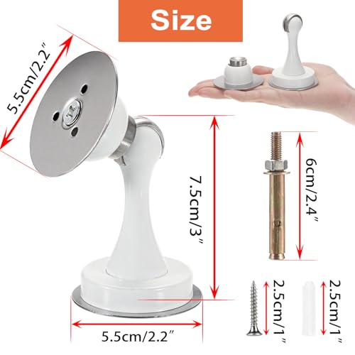 Butée de porte magnétique puissante et robuste avec fixation adhésive 3M - 4