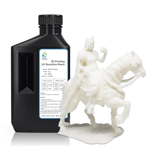 YOUSU ABS-Like 3D Printer Resin 1kg White 405nm UV-Curing