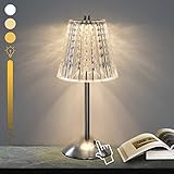 💡[Einfach zu bedienen] : LED Touch Tischlampe, Nur mit dem Touch Schalter steuern Sie die Tischlampe einfach. Kurzes Touch um die Lichtfarbe zu wechseln und ein-/ausschalten, langes Touch um die Heilligkeit zu dimmen.