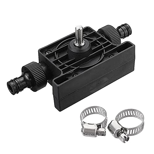 Pompe de perceuse auto-amorçante portable pour transfert de fluides