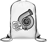 Tamaño: 41,5 x 49,5 cm Race Car Cute Turbo Spitting Graphic Drag Drift Mochila con cordón Informal Gym Sack