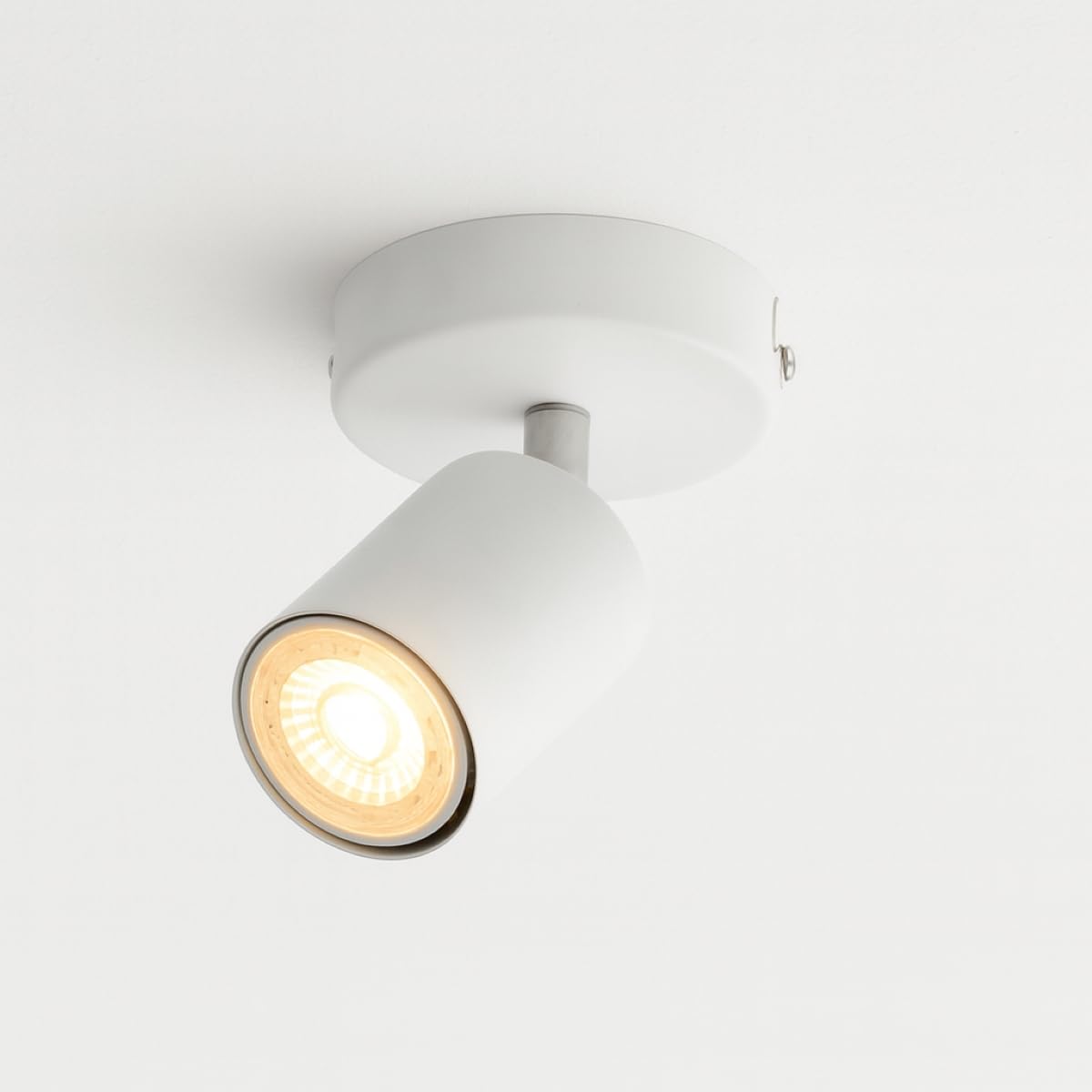 Cgc Lighting White Modern Contemporary Design Adjustable Heads Gu10 Ceiling Spot Lights (, Single)